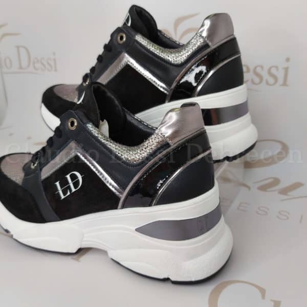 Lux by Dessi 0093-48LD fekete sneaker