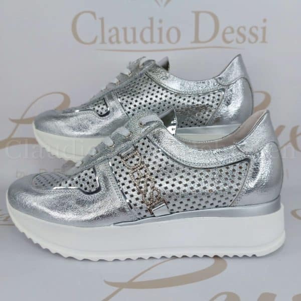Lux by Dessi 7692 ezüst sneaker