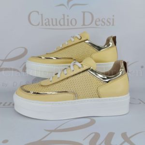 Lux by Dessi 4082 sárga sneaker