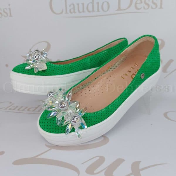 Lux by Dessi 8756 zöld balerina