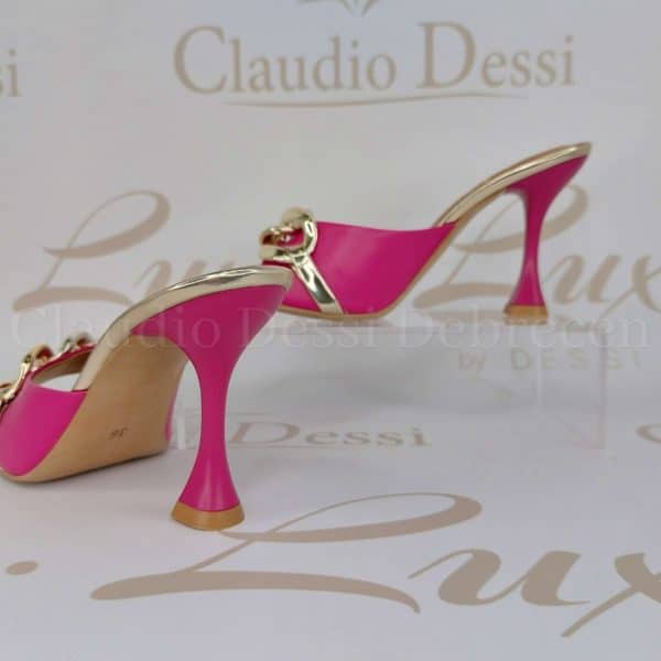 Lux by Dessi 150 pink magassarkú papucs
