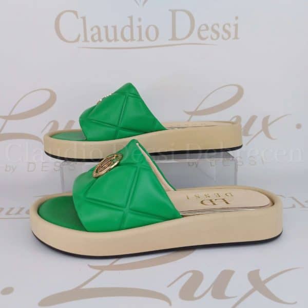 Lux by Dessi 152 zöld papucs