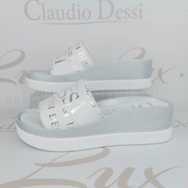 Lux by Dessi LM20 fehér-ezüst papucs