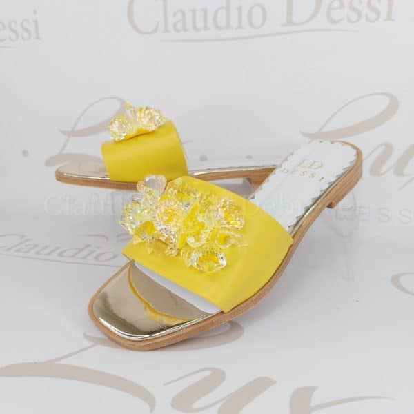 Lux by Dessi 725 sárga papucs