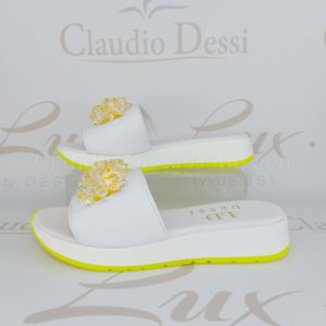 Lux by Dessi 0915 fehér papucs