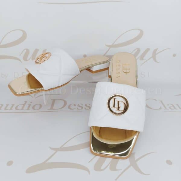 Lux by Dessi 147A fehér papucs