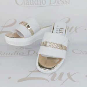 Lux by Dessi 148A fehér papucs