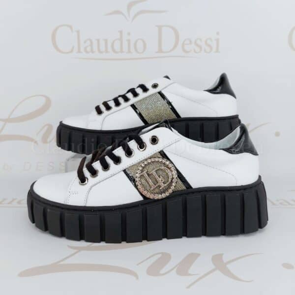 Lux by Dessi Hanza-51/S fehér-fekete sneaker