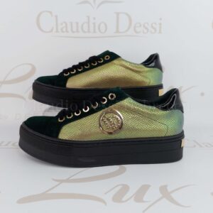 Lux by Dessi Hanza-56/S smaragzöld sneaker
