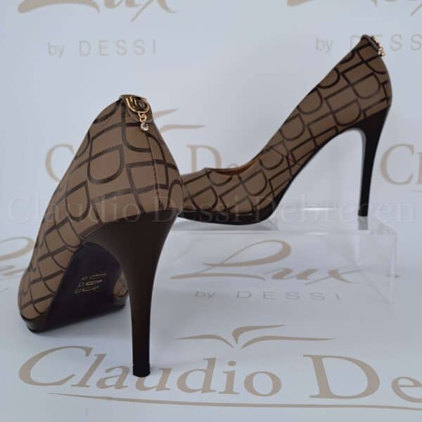 Lux by Dessi 9103LD barna magassarkú cipő