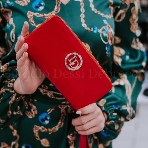 Lux by Dessi 500 piros lakk pénztárca