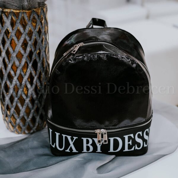 Lux by Dessi 493 fekete lakk hátitáska