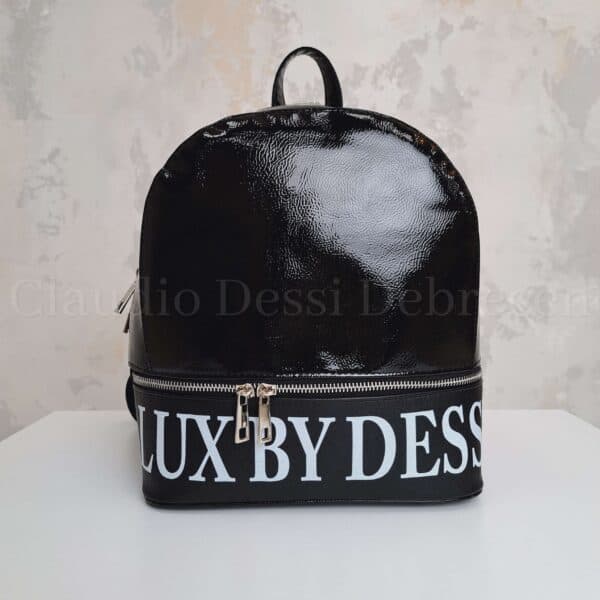 Lux by Dessi 493 fekete lakk hátitáska