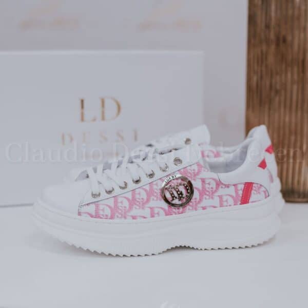 Lux by Dessi Hanza-83/LD fehér-pink sneaker