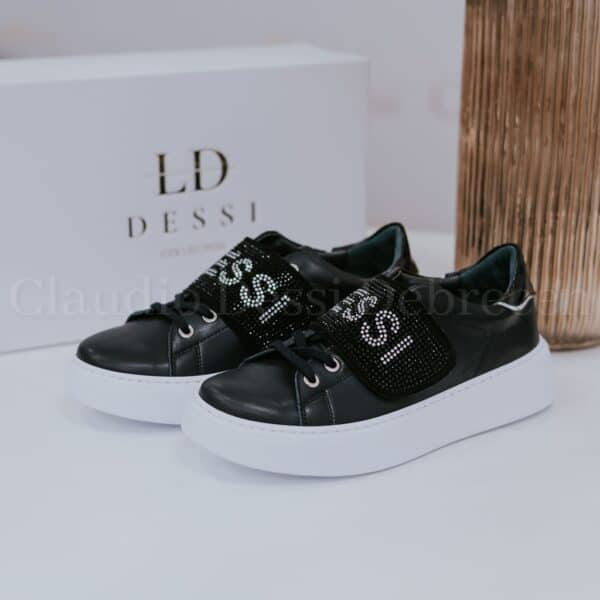Lux by Dessi Hanza-86 fekete sneaker