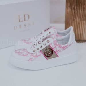 Lux by Dessi Hanza-84/LD fehér-pink sneaker