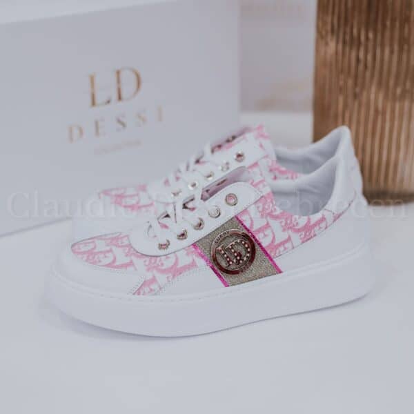 Lux by Dessi Hanza-84/LD fehér-pink sneaker
