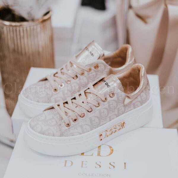 Lux by Dessi Hanza-28/LD bézs sneaker