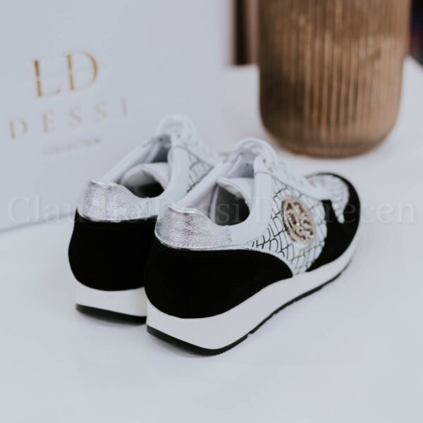 Lux by Dessi H040LD fekete-fehér sneaker