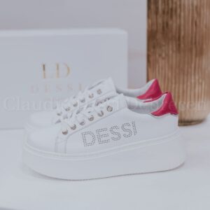 Lux by Dessi Hanza-87 fehér-pink sneaker