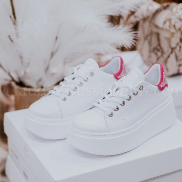 Lux by Dessi Hanza-76 fehér-pink sneaker