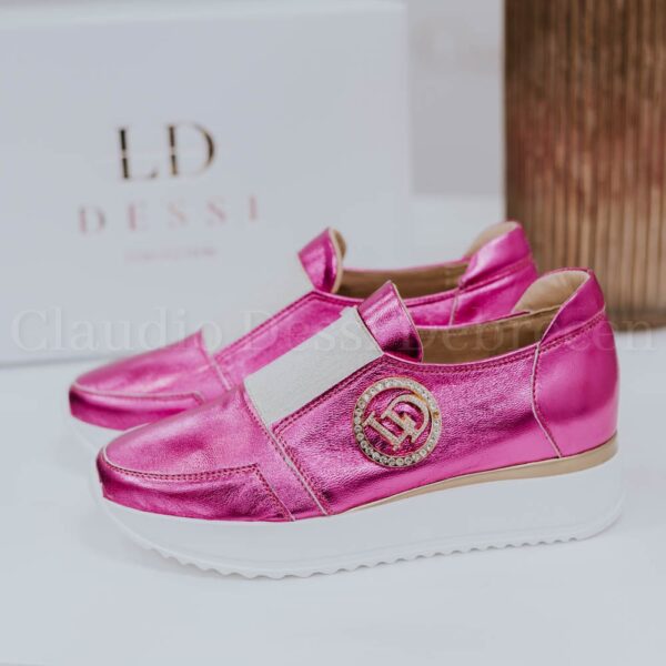 Lux by Dessi 522 pink slipon