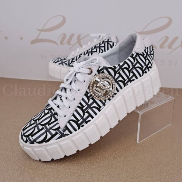 Lux by Dessi 544LD fehér-fekete sneaker