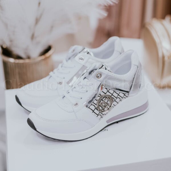 Lux by Dessi 0093-34/LD fehér-ezüst sneaker
