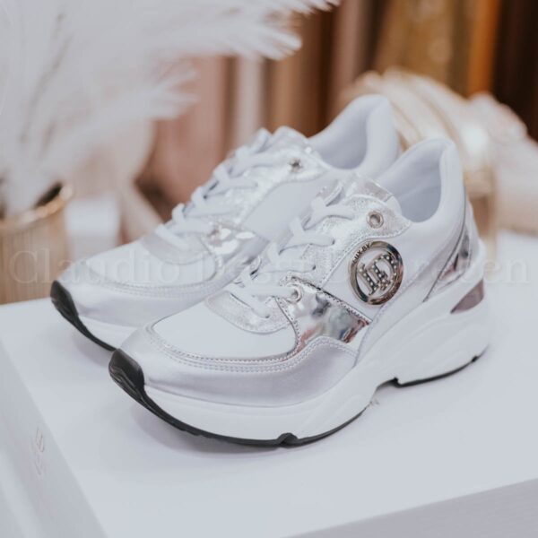Lux by Dessi 0093-49 fehér-ezüst sneaker
