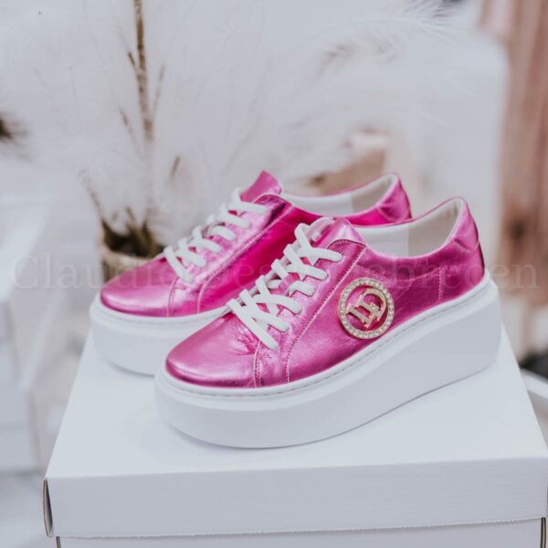 Lux by Dessi 204 metál pink sneaker