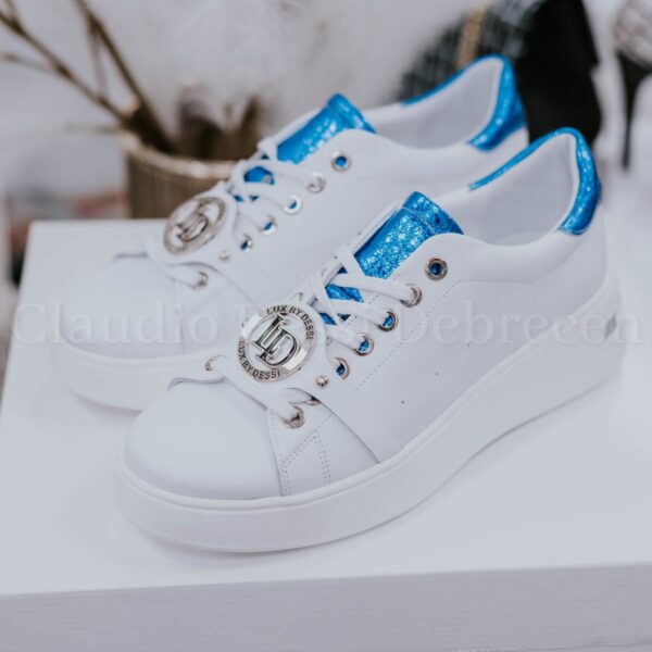 Lux by Dessi Lona-21 fehér-kék sneaker