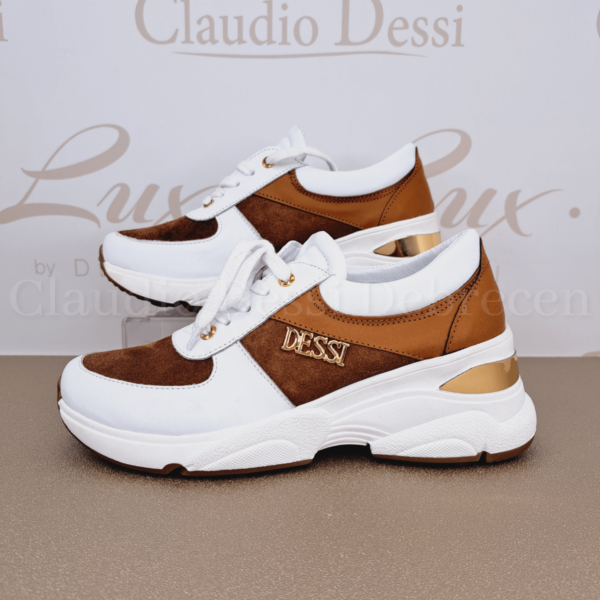 Lux by Dessi w-632 fehér-barna sneaker