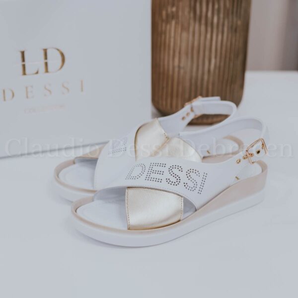 Lux by Dessi 4403-45 fehér-arany szanda