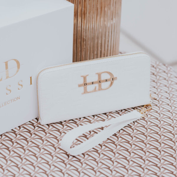 Lux by Dessi 500/LD fehér pénztárca