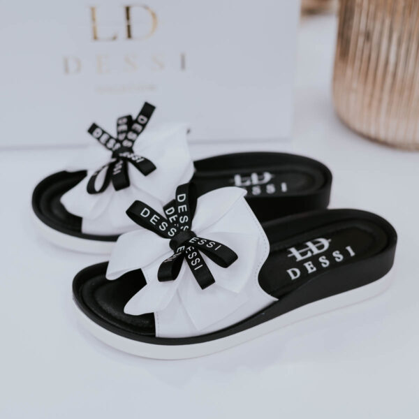 Lux by Dessi 4403-8 fekete-fehér papucs