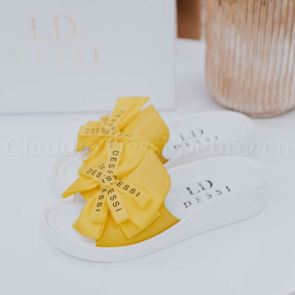 Lux by Dessi 4403-8 sárga papucs