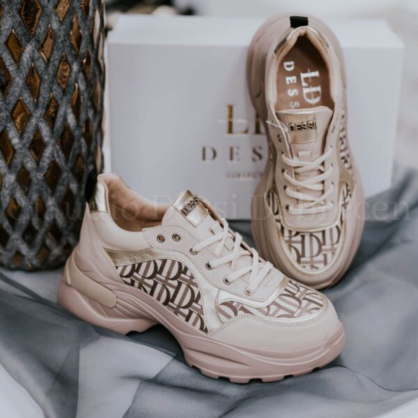 Lux by Dessi Astra-03/LD bézs sneaker
