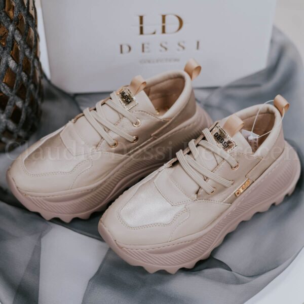 Lux by Dessi 0694-24 bézs sneaker