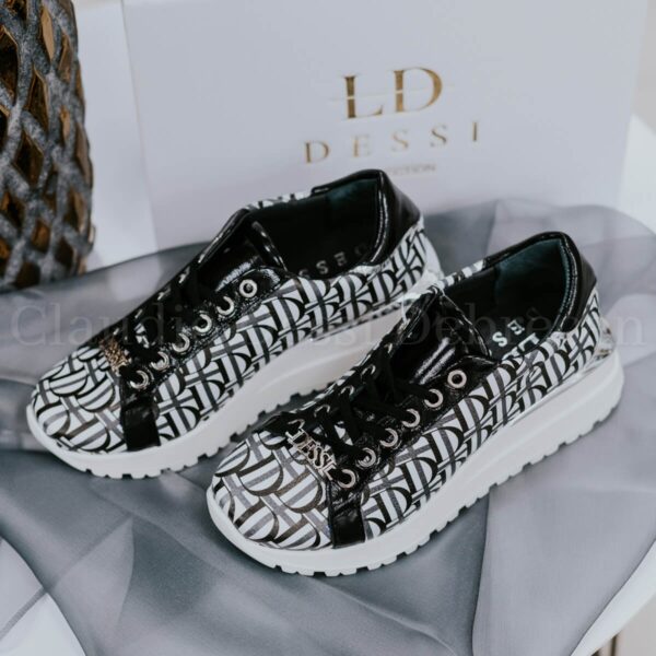 Lux by Dessi Miriam-18/LD fekete-fehér sneaker