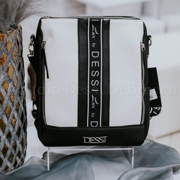 Lux by Dessi T-15 fekete-fehér többfunkciós táska