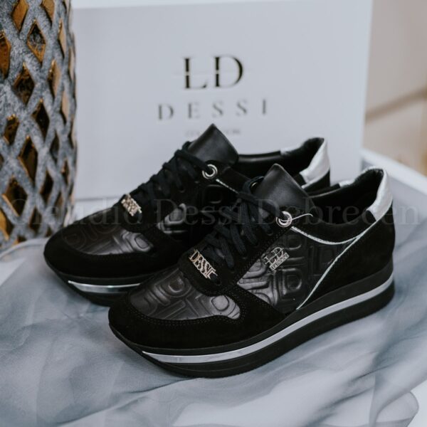 Lux by Dessi K040/E fekete sneaker