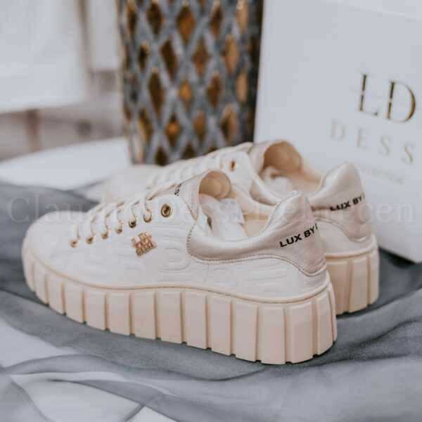 Lux by Dessi Hanza-124/LD bézs sneaker