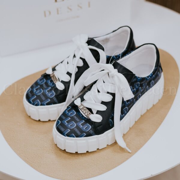 Lux by Dessi F1035/LD kék sneaker