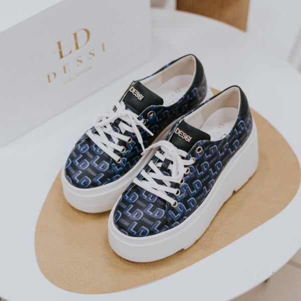 Lux by Dessi 236/LD kék sneaker