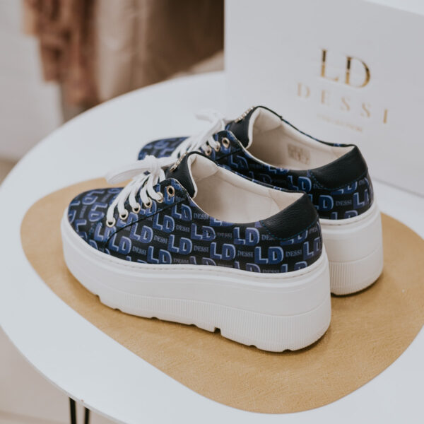 Lux by Dessi 236/LD kék sneaker