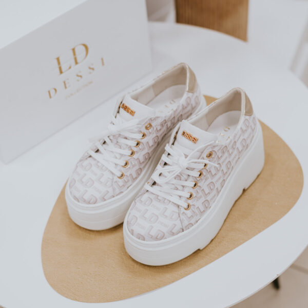 Lux by Dessi 236/LD fehér sneaker