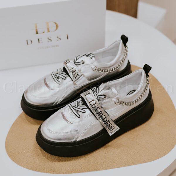 Lux by Dessi Hanza-63 ezüst sneaker