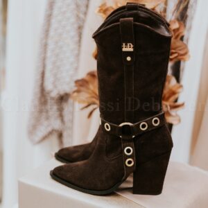 Lux by Dessi B-565-13 csokibarna csizma