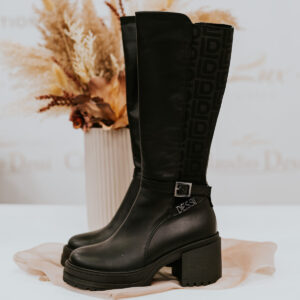 Lux by Dessi Megan-08 fekete csizma