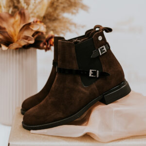 Lux by Dessi Arizona-02 csoki velúr bokacsizma